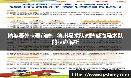 精英赛外卡赛前瞻：德州马术队对阵威海马术队的状态解析